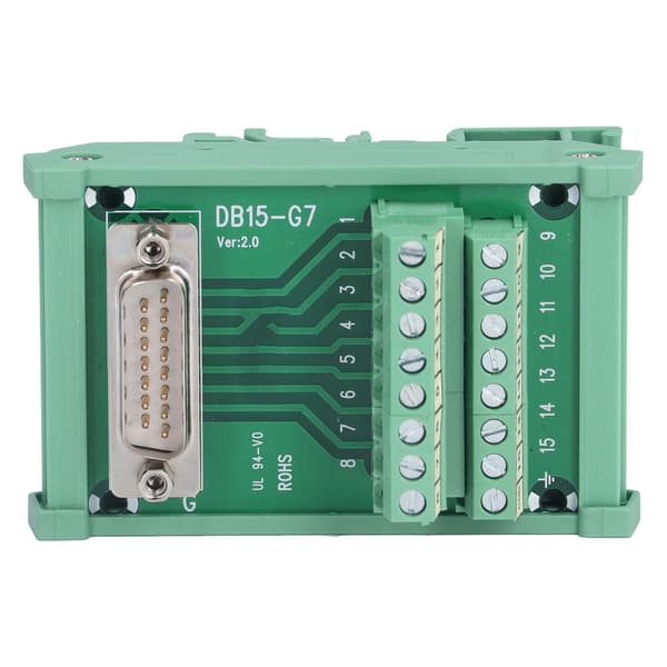DB15 G7 Terminal Block Han Stik Header Interface Connector Breakout Board Modul DC 60V