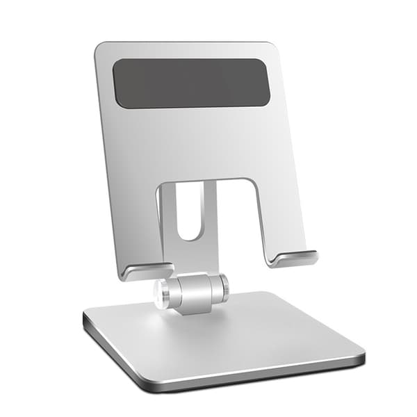 Tablet-holder i aluminiumslegering, skridsikker, foldbar, bærbar, stærk bæreevne til hjemmekontoret