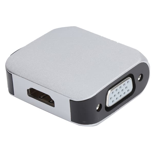 USB C til HDMI VGA Hub Dockingstasjon Adapter 1080P Plug and Play
