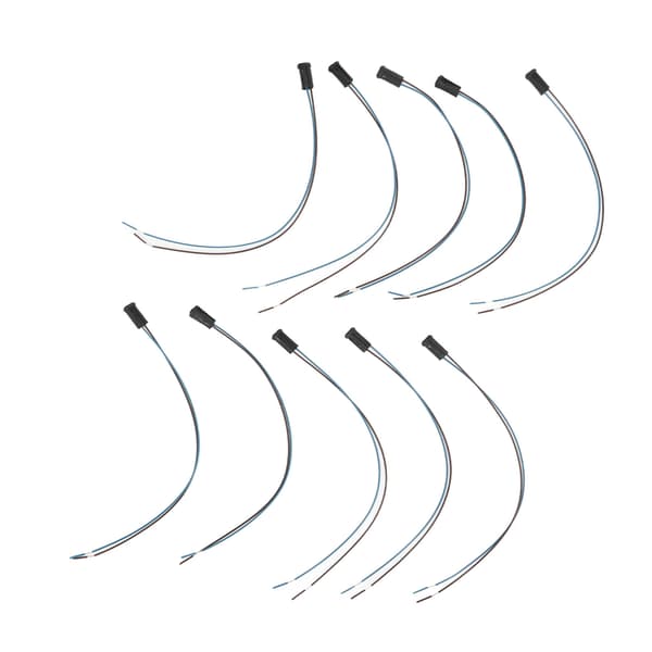 10-pak G4 LED-lampesokkel Silikone Halogenholder til MR16 MR11