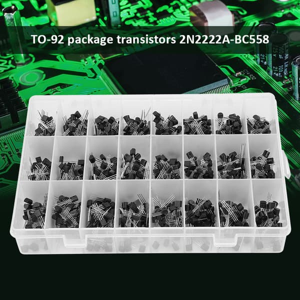 840 st NPN PNP TO-92 2N2222A BC558 Transistor Sortiment DIY Kit