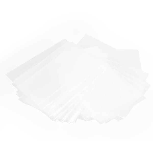 100 st transparenta rektangulära glassgodis chokladpåsar 10x16cm för hembröllop utomhusbruk