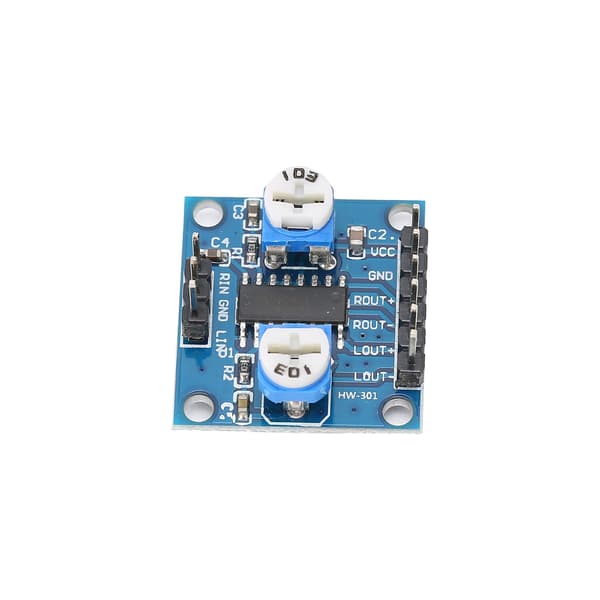 PAM8406 Digital Förstärkarkort Stereo 5Wx2 Tyst Effektförstärkare med Volympotentiometer
