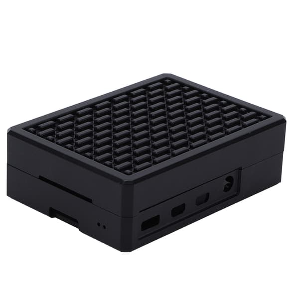 Kapsling för Raspberry Pi 4 Aluminiumlegering Värmeavledning Skyddsskal Mikrodator Delar