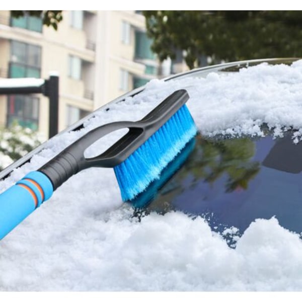PCatherine aftagelig snebørste til køretøj, modulær snebørste, bilforrude, sne med skumbørstehåndtag, 830