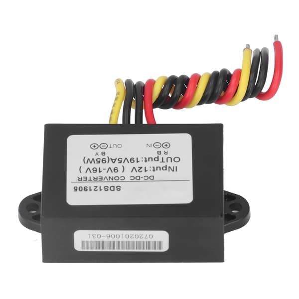 Boost Converter DC 12V til DC 19V Vanntett Step Up Adapter Tilbehør for Strømforsyning