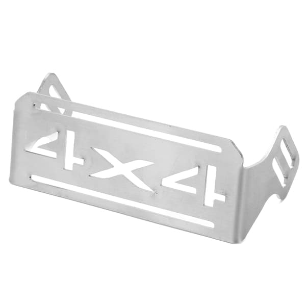 Rustfrit stål RC Skid Plate Front Guard Armor Beskyttelse til Traxxas