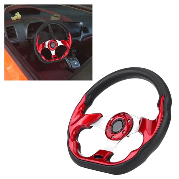 320mm Senaste Kolfiber Racing Ratt Modifiering Mini Drifting Ratt (Röd)