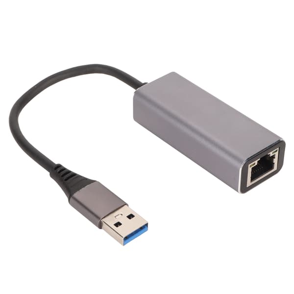 USB til RJ45 Ethernet Adapter 1Gbps Plug and Play Bærbar Aluminiumlegering til Laptop Tablet Desktop