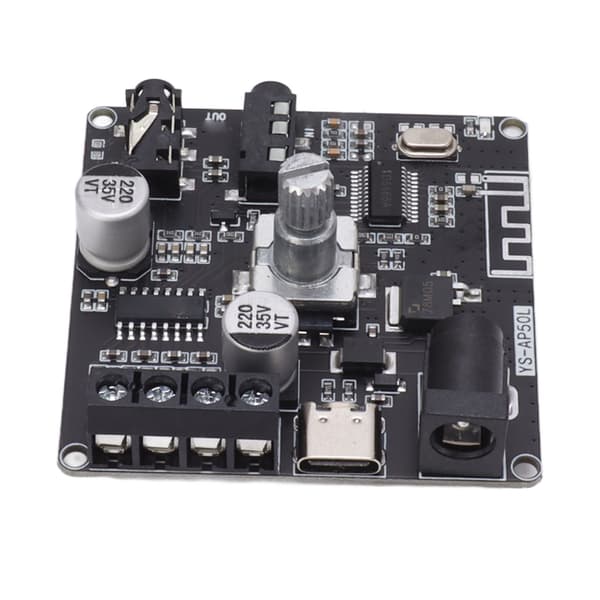Højeffekts Dual Channel Stereo Digital Forstærkermodul 2x50W DC12 24V Bluetooth