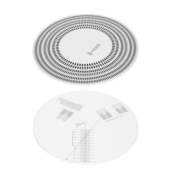 LP Stroboskop Disk Rotationshastighed Detektion Kalibreringsdisk til Vinyl Pladespiller