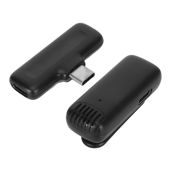 Trådlös Lavalier Slagsmickare Brusreducerande Auto Sync Plug and Play Auto Pairing Trådlös Clip On Mikrofon