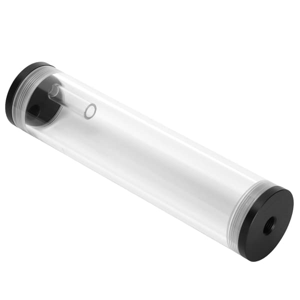 Akryl Cylindrisk Vandkølingstank 3 Hul G1/4 Gevind Reservoir Computer Køler Tilbehør