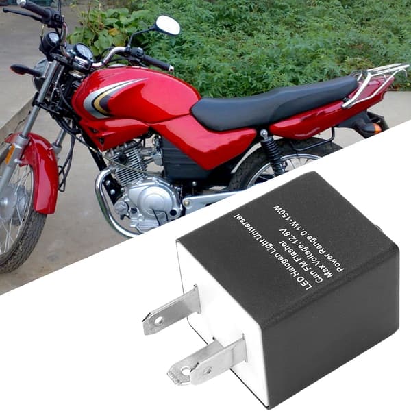 3-pins justerbart frekvensrelé LED motorsykkel blinklys blinker