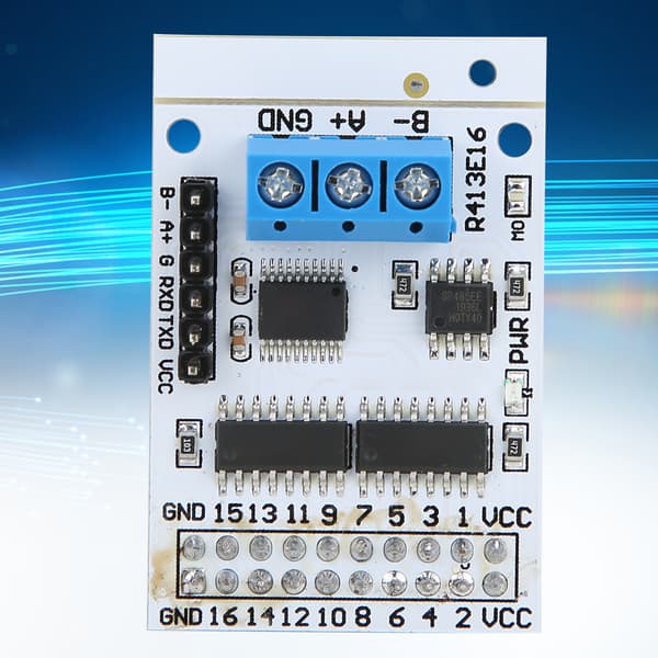 5V 16 Kanal RS485 Controller Modul RTU IO Kontrol Switch Relækort R413E16_A