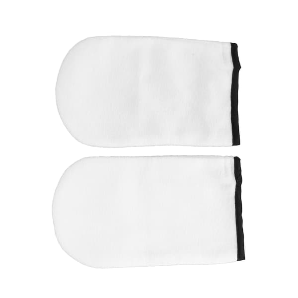 2 st Paraffin Wax Handskar Ren Bomull Främjar Absorption Varm Vax Handterapi SPA Handskar Vit