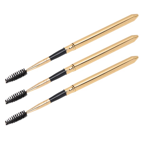 3 st återanvändbara Eascara Applicator Wand Bärbar Ögonbrynsborste Set