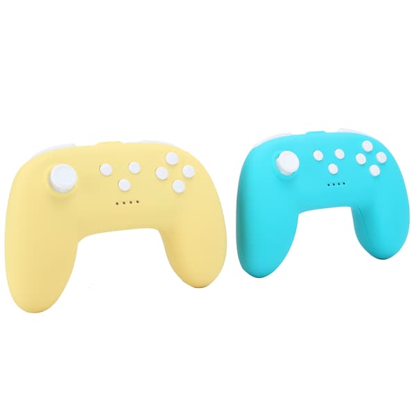 Trådløs Bluetooth Gamepad til Nintendo Switch Pro Mini Grip Håndtag NS Lite Dobbelt Vibration Grøn Gul