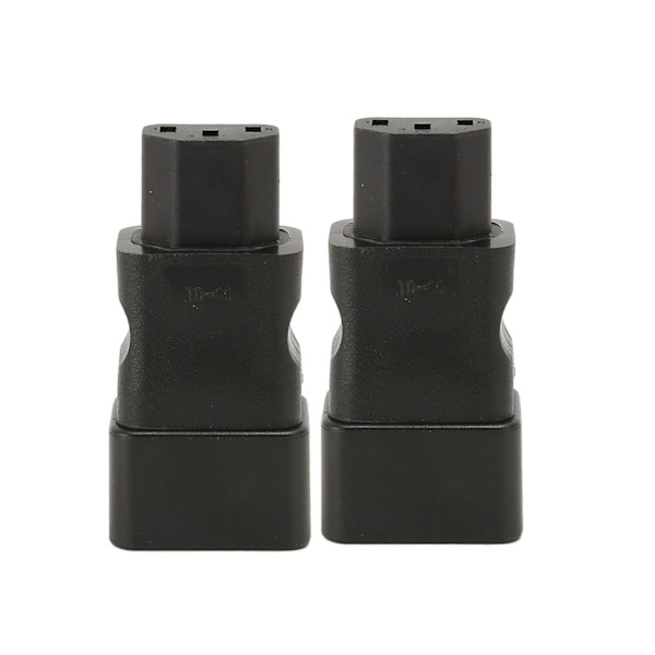 2 STK IEC320 C20 til IEC320 C13 Strømadapter Plug and Play til UPS PDU Server Socket