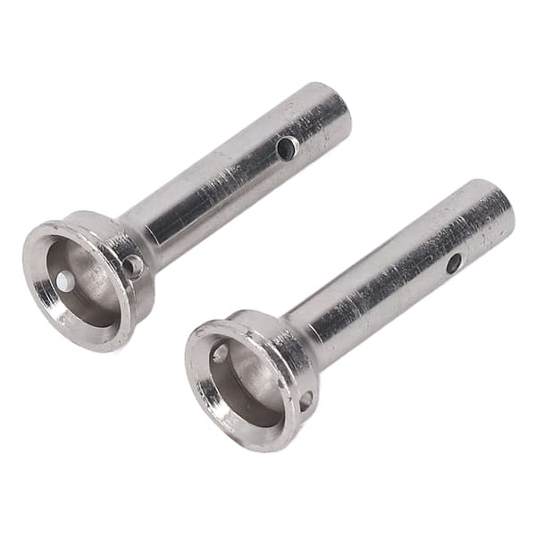 2 stk. RC Bil CVD Aksel Stål 8 mm Diameter Tilbehør til ARRMA 1/7 1/8 Serie Sølv