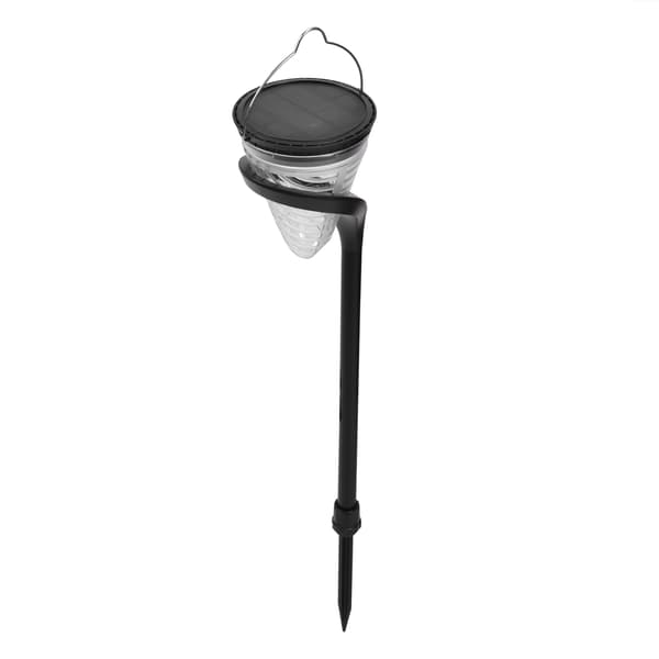 LED Solar Græsplænelampe RGB Gradient 9 Tilstande Jordindsat Udendørs Hhave Landskabslys