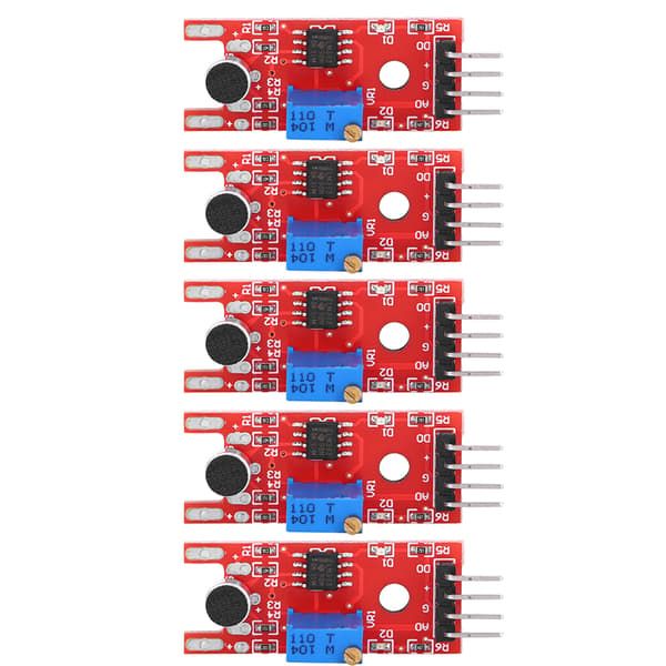 5 st KY-038 Ultralitet Professionell Ljudsensor Mikrofonförstärkarmodul