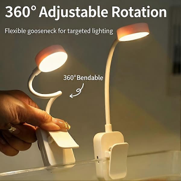 Mini Clip On Akvarielys Energibesparende Læsning Sent Om Aftenen 3pcs
