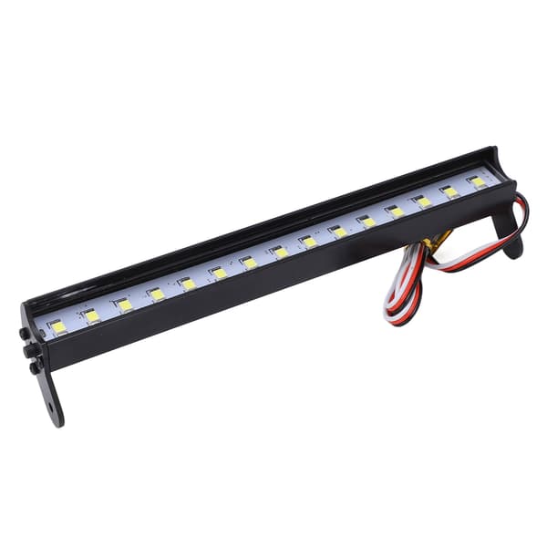 1 10 RC Takljusramp Universal Vit 15 LED-lamppärlor Monteringsfästen för RC Crawler Bil