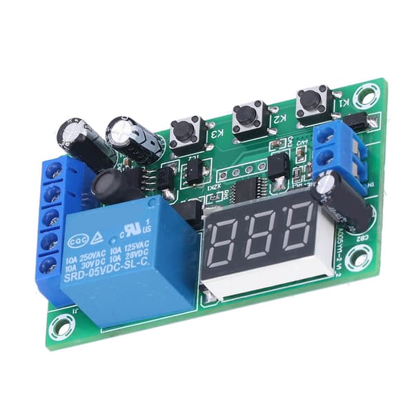 12V DC Strømdetekteringsmodul Relækontakt Sensor Digital Display Motorstyring