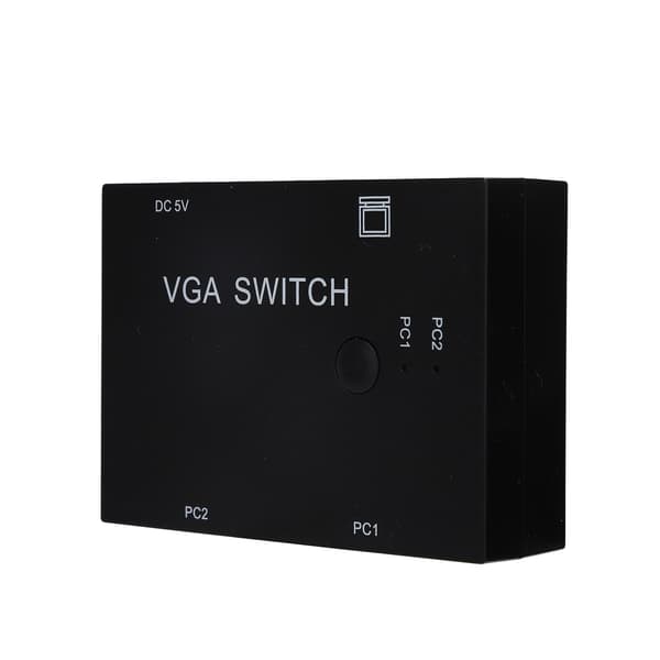 VGA-bryter 2 innganger 1 utgang Multi Computer Host Converter 2 verter 1 skjerm