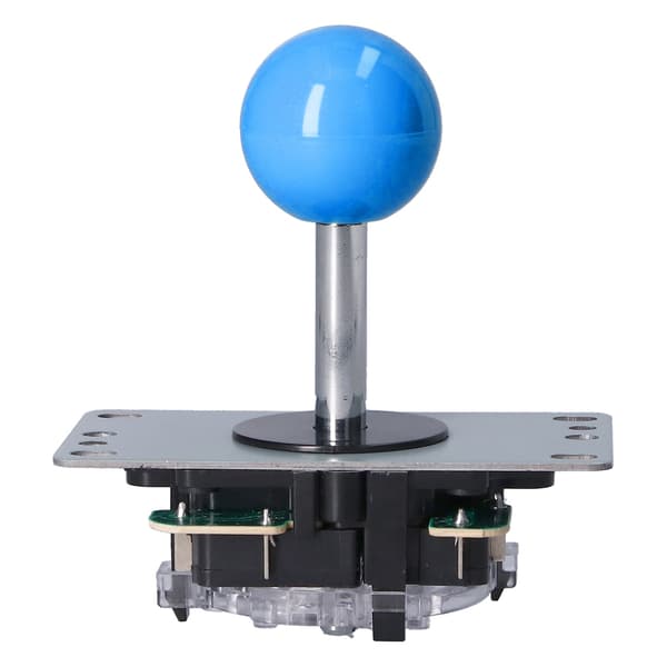 QM070901 Noll Fördröjning Arkadspel Joystick DIY Kit med Encoder Board 10 Knappar för MAME Blå