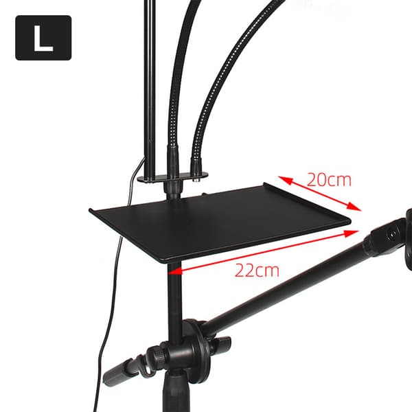 Lydkortbakke Live Broadcast Mikrofonstativ Telefon Clip Holder