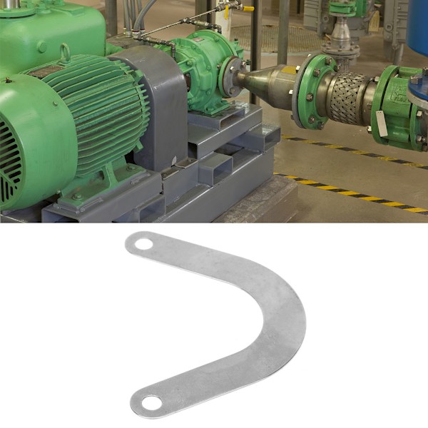 5 stk. U-formet ventilplate metall luftkompressor tilbehør 59mm bred