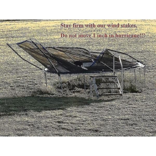Trampolinförankringar Kraftiga Tältpinnar, Galvaniserade U-ankare, 8-pack