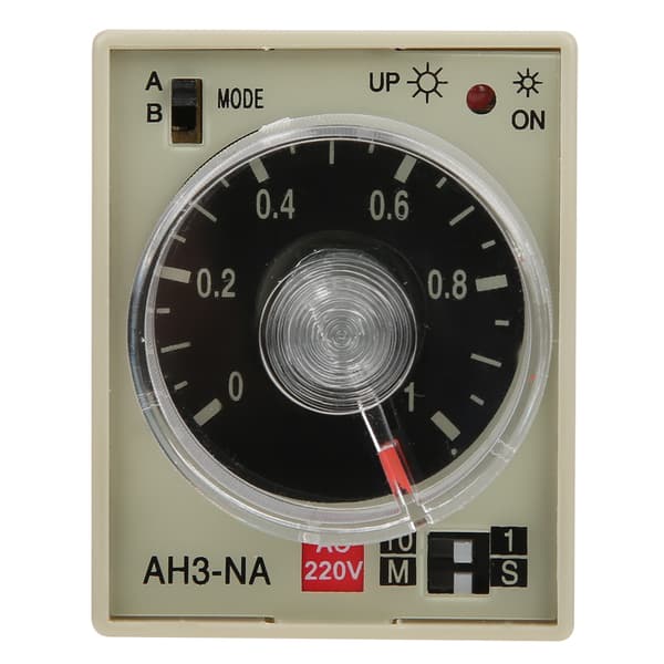 Tidsrelæ Mini Multi Tidsperiode Justerbar a B Tilstand AH3 NA AC220V 50/60Hz