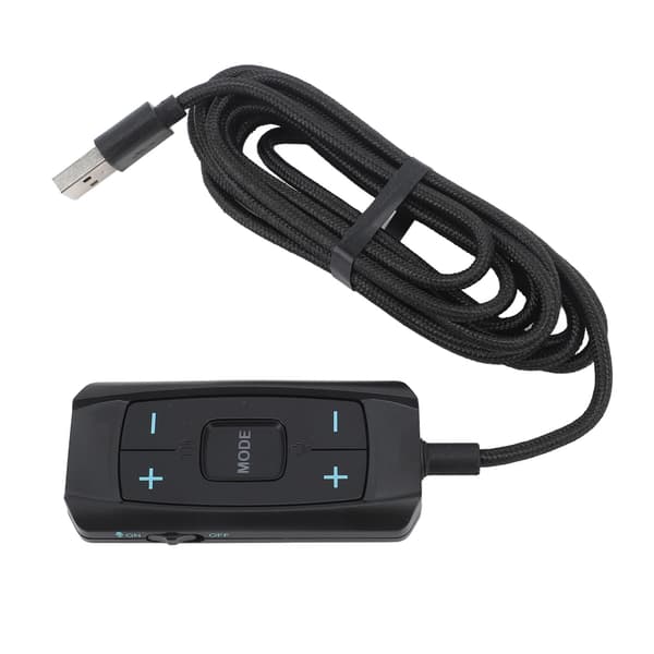7.1 USB Lydkort Ekstern Bærbar for Laptop Stasjonær Datamaskin PS5
