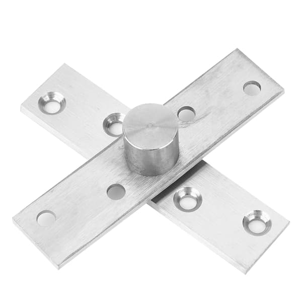 2 STK Rustfrit Stål 360 Graders Roterende Top Bund Pivot Hængsel Neutral Aksel Hardware Dele