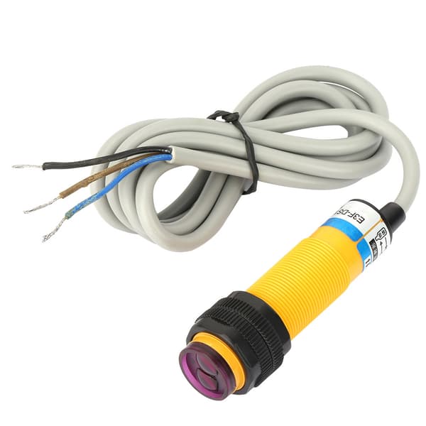 E3FDS10P1 10cm Fotoelektrisk Bryter PNP NO Nærhetssensor DC 6-36V