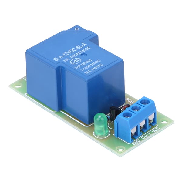 12V 30A Høyeffekts Relémodul Mikrokontroller Utviklingskort