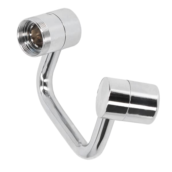 Haneforlænger Kobber Rustfrit Stål ABS 1080 Grader 22mm Indvendig Diameter Roterbar Haneadapter