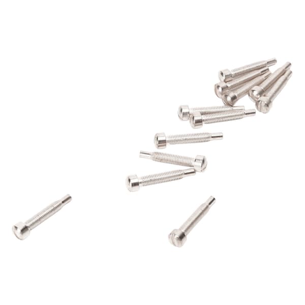 12 stk. guitarhalsmonteringsskruer Humbucker pickup tilbehør basdele hardware sølv