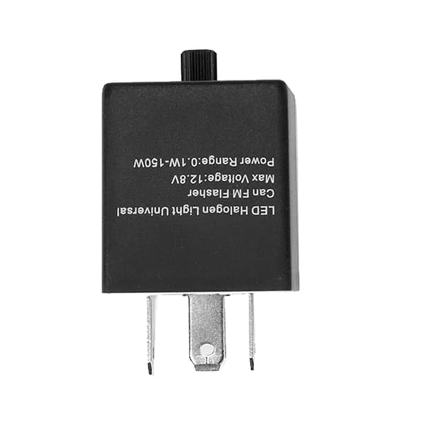 3-pins justerbart frekvensrelé LED motorsykkel blinklys blinker