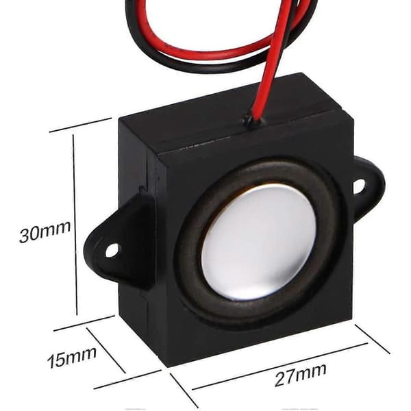 2 stk. 4 Ohm 3 Watt Høyttaler Kompatibel med A Rduino Enkelt Hulrom Mini Høyttaler Full-range Hulrom Mobi