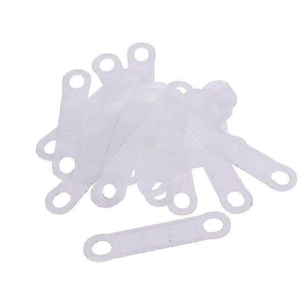 100 Pcs Clear Non-Slip Rubber Hanger Grips for Clothes - JV