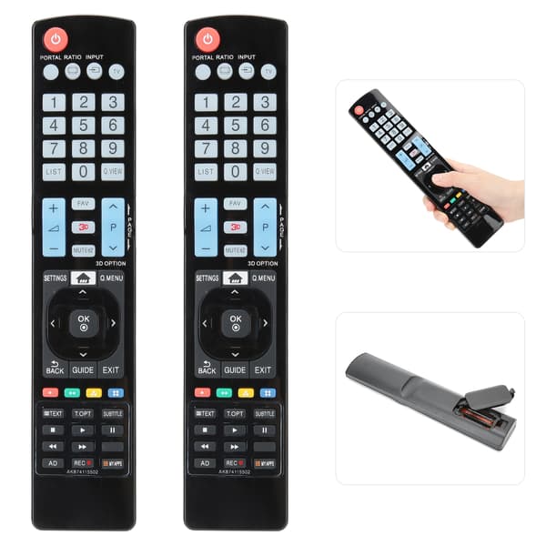 2 stk. Universal LG Smart 3D LED TV Fjernkontroll Erstatning