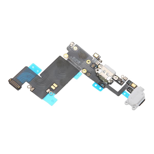 iPhone 6S Plus Laddningsport Modul USB Dock Connector Mikrofon Hörlurs Flexkabel Grå