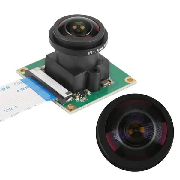 1 st 5MP högupplöst kameramodulkort vidvinkel 175° för Raspberry Pi B 3/2