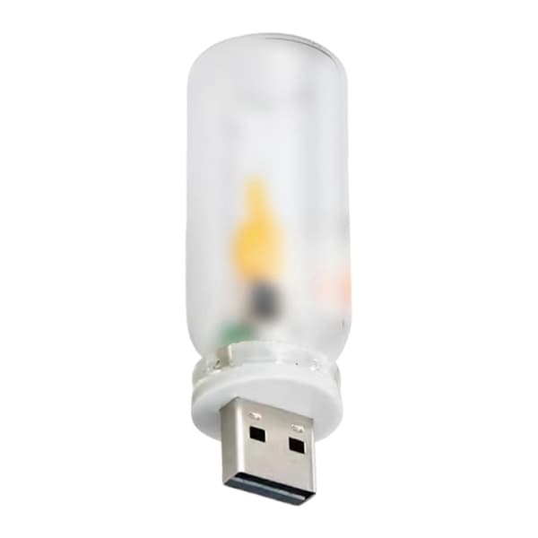 Retro bil USB-lys Bærbar USB-plug-in mini nattlys for bil B