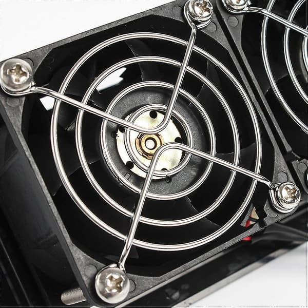 12V Caravan Bobil Tilhenger Side Luftventilasjon Eksosvifte Bobil Ventilator Bobil Modifikasjon-Yvan Black