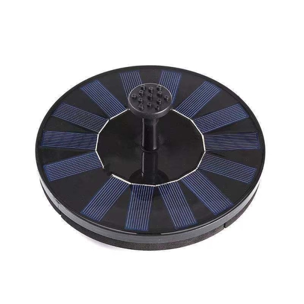 Aurinkovoimalla toimiva suihkulähdevesilähde / vesipumppu / pumppu musta Blue 16cm